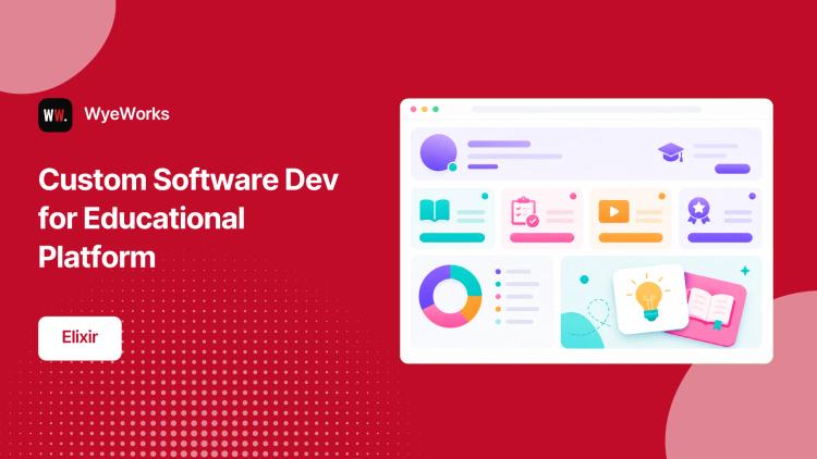 Preview of the Custom Software Dev for Educational Platform