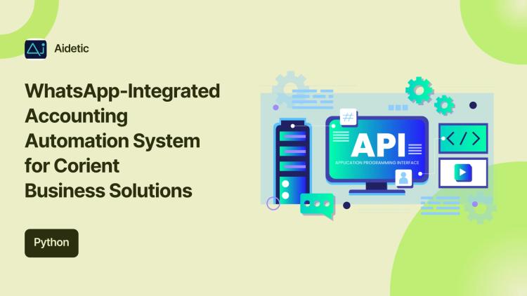 Preview of the WhatsApp-Integrated Accounting Automation System for Corient Business Solutions