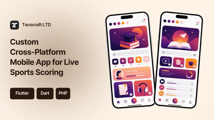 Preview of the Live Scoring Mobile App (Flutter)