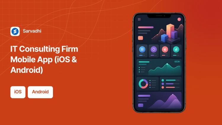 Preview of the IT Consulting Firm Mobile App (iOS & Android)