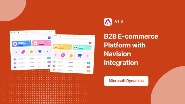 E-commerce Platform with Navision Integration for Infosoft Office image