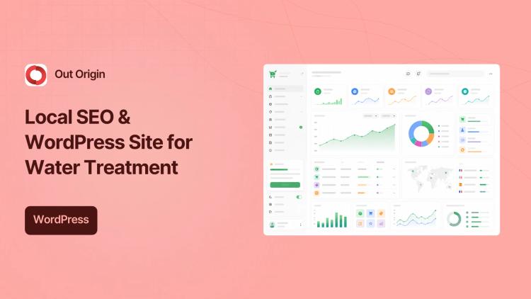 Preview of the WordPress Website, Local SEO & Reputation Management for Water Treatment Company