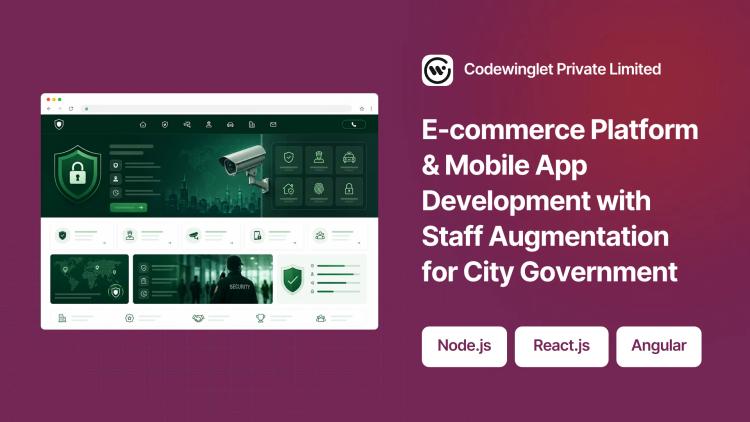 Preview of the E-commerce Platform & Mobile App Development with Staff Augmentation for City Government