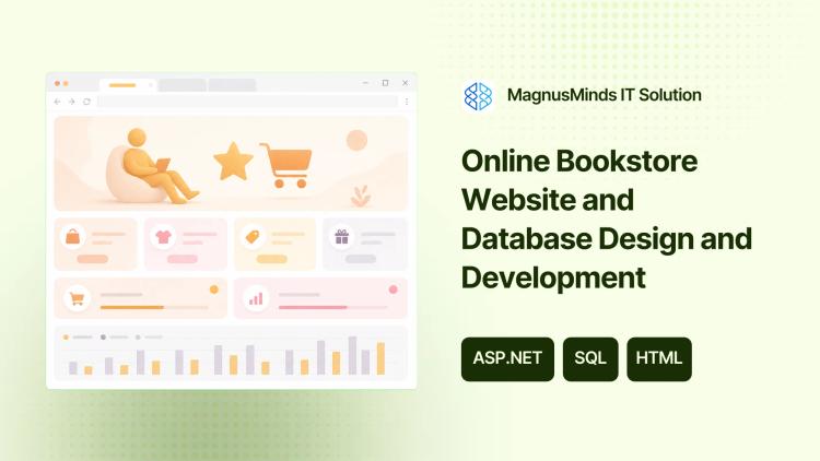 Preview of the Custom Website and Database Solutions for an Online Book Retailer