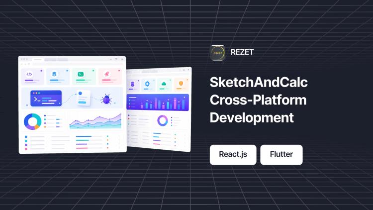 Preview of the Cross-Platform React & Flutter Development for SketchAndCalc