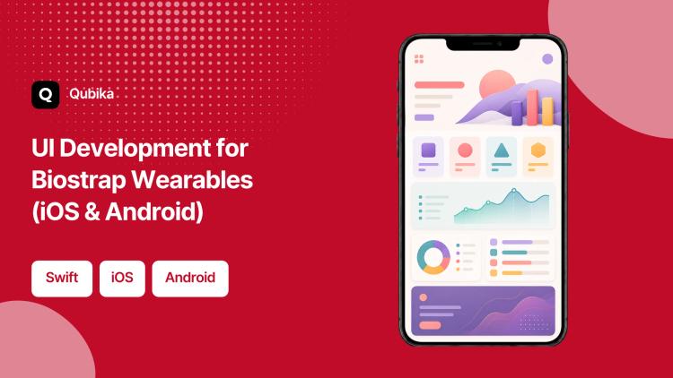Preview of the UI Development for Biostrap Wearables (iOS & Android)