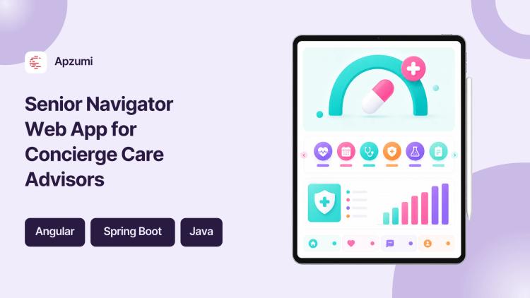 Preview of the Senior Navigator Web App for Concierge Care Advisors