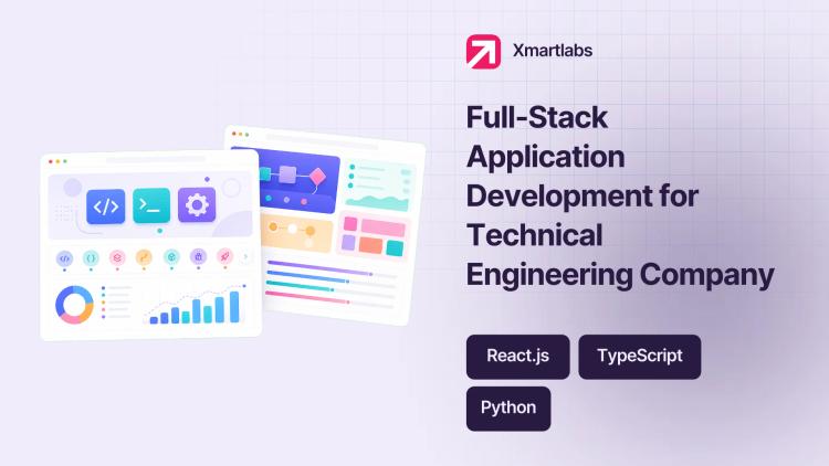 Preview of the Full-Stack Application Development for Technical Engineering Company