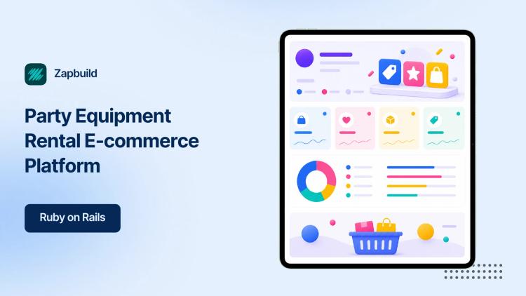 Preview of the Party Equipment Rental E-commerce Platform