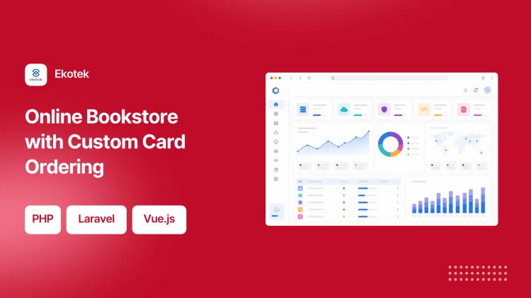 Online Bookstore with Custom Card Ordering image