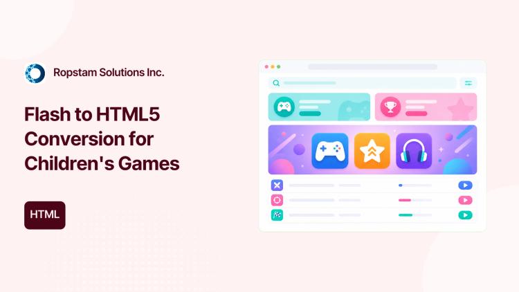 Preview of the Flash to HTML5 Conversion for Quaint Interactive Inc.
