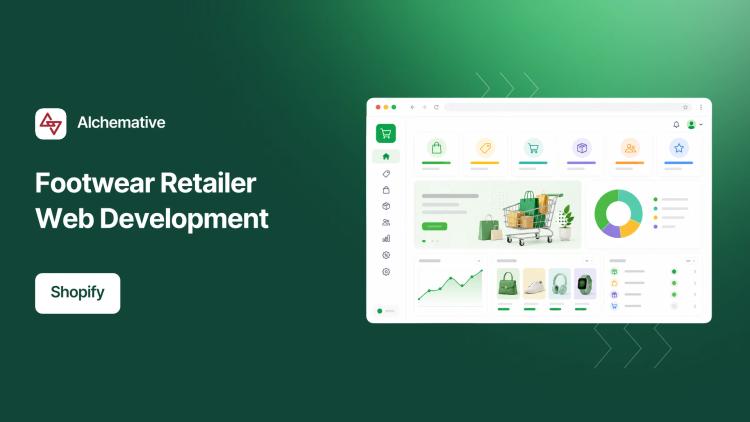 Preview of the E-Commerce Web Development for Footwear Retailer