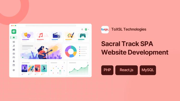 Preview of the Sacral Track SPA Website Development