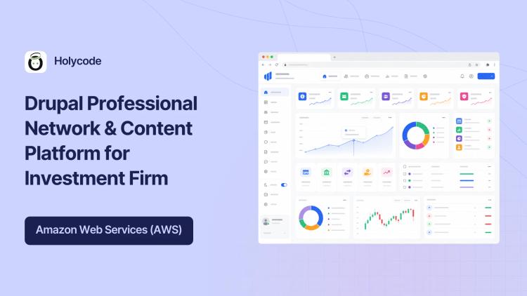 Preview of the Drupal Professional Network & Content Platform for Investment Firm