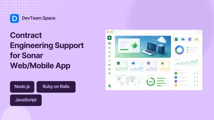 Preview of the Contract Engineering Support for Sonar Web/Mobile App