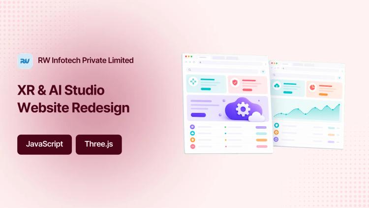 Preview of the Website Redesign & Development for XR & AI Studio