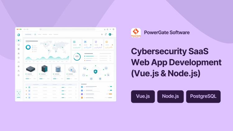 Preview of the Cybersecurity SaaS Web App Development (Vue.js & Node.js)