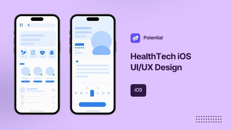 iOS UI/UX Design for HealthTech SaaS image