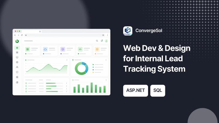 Preview of the Web Dev & Design for Internal Lead Tracking System