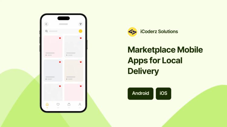 Preview of the Marketplace Mobile Apps with Local Delivery for Delpick