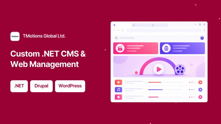Preview of the Custom .NET CMS & Ongoing Web Management for Media Business