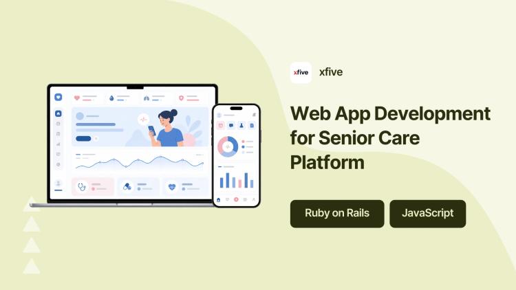 Preview of the Web App Development for Senior Care Platform
