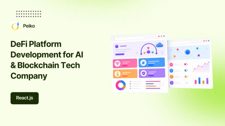 Preview of the DeFi Platform Development for AI & Blockchain Tech Company