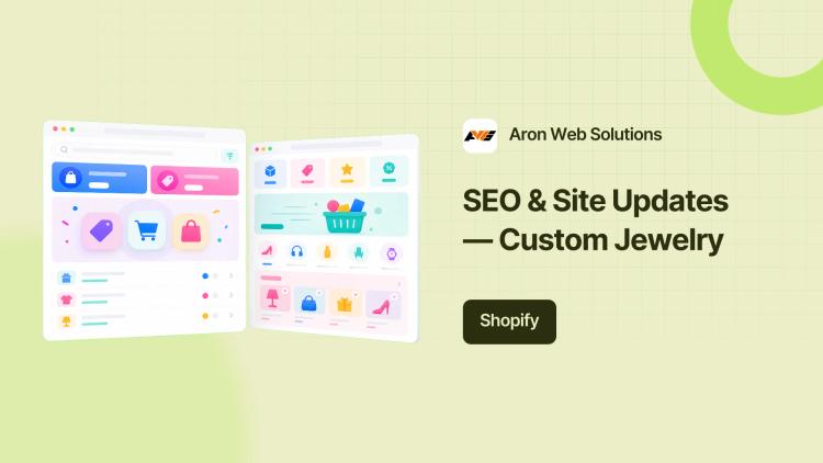 Preview of the SEO and Website Edits for Custom Jewelry Retailer
