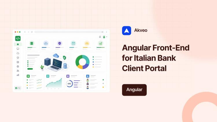 Preview of the Angular Front-End for Italian Bank Client Portal