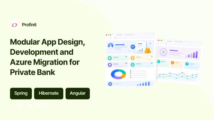 Preview of the Modular App Design, Development and Azure Migration for Private Bank