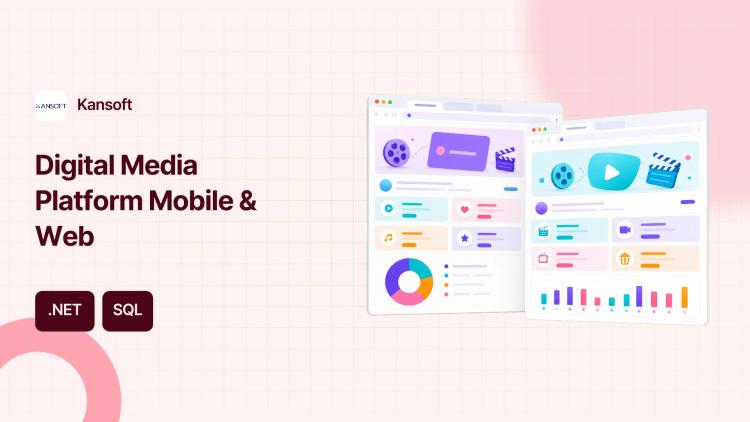 Preview of the Digital Media Content Delivery Platform (Mobile & Web)