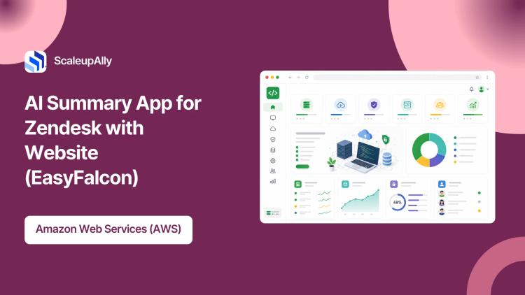 Preview of the AI Summary App for Zendesk with Website (EasyFalcon)