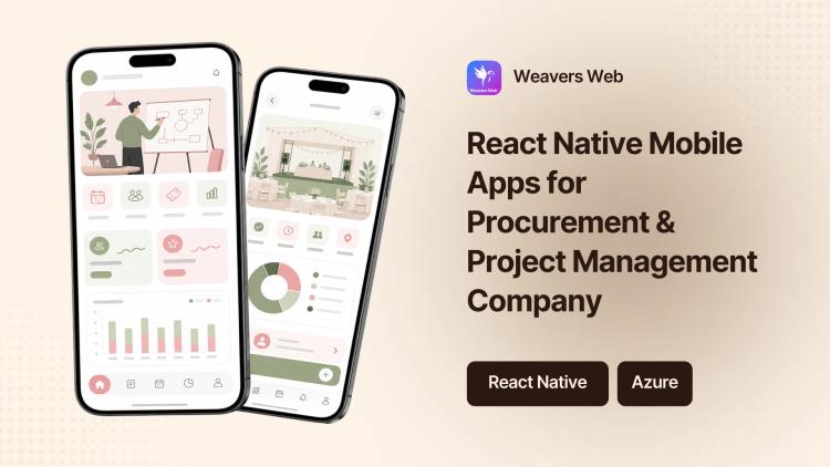 Preview of the React Native Mobile Apps for Procurement & Project Management Company