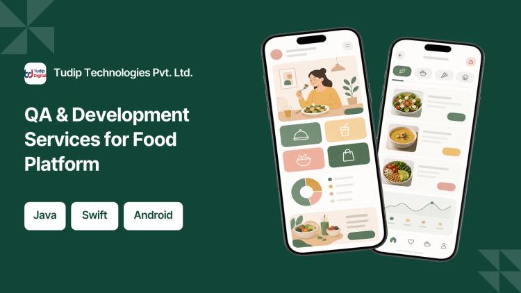 Preview of the QA & Development Services for Food Platform