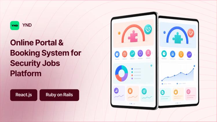 Preview of the Online Portal & Booking System for Security Jobs Platform