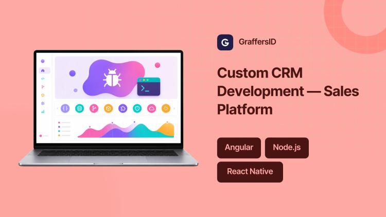 Preview of the Custom Sales CRM (Angular & Node.js)