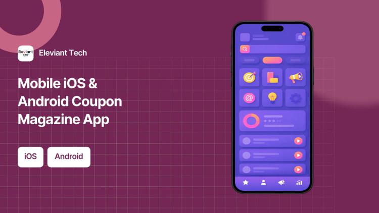 Preview of the Mobile iOS & Android Coupon Magazine App