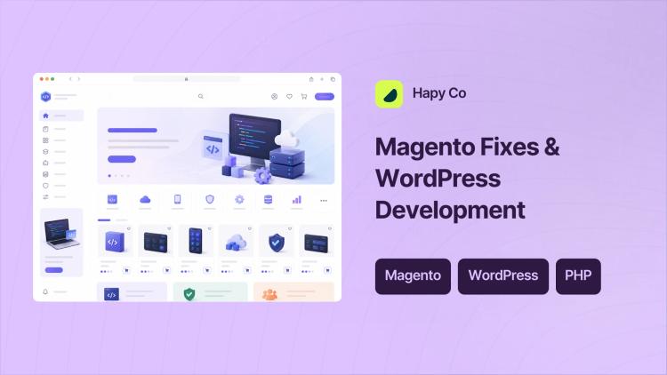 Preview of the Magento Bug Fixes and WordPress Site Development for E-commerce Client