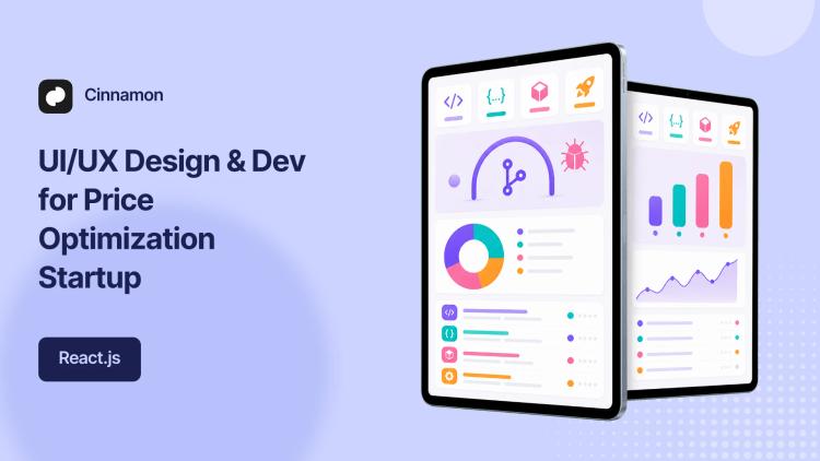 Preview of the UI/UX Design & Dev for Price Optimization Startup