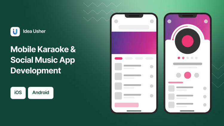 Preview of the Mobile Karaoke & Social Music App Development