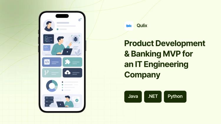 Preview of the Product Development & Banking MVP for an IT Engineering Company