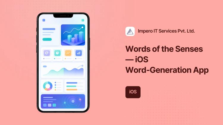 Preview of the Words of the Senses — iOS Word‑Generation App