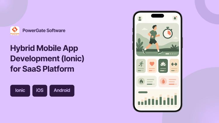 Preview of the Hybrid Mobile App Development (Ionic) for SaaS Platform