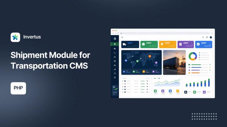 CMS Shipment Module Development for Transportation Company image