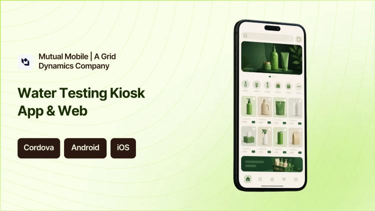 Preview of the Hybrid Water Testing Kiosk — Mobile & Web App