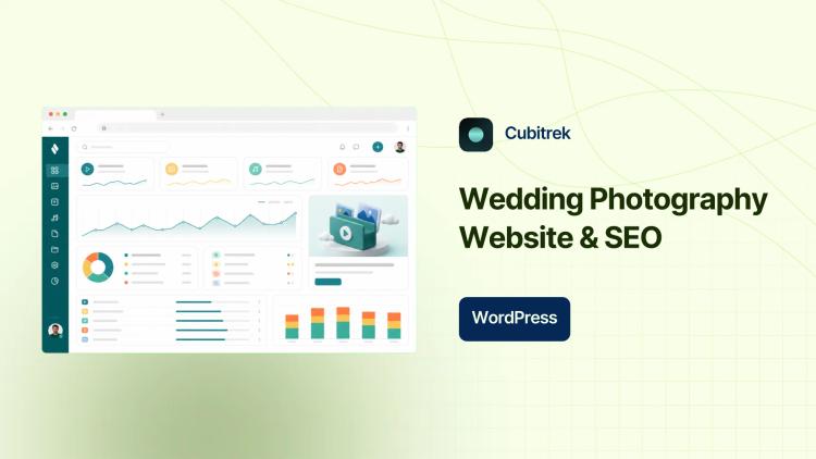 WordPress Website Design & SEO for Wedding Photography Company image