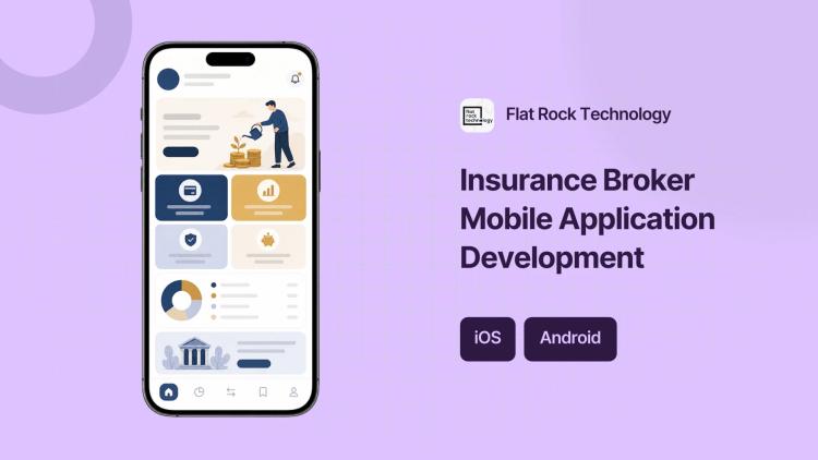 Preview of the Custom Insurance Broker App Development for iOS and Android Platforms