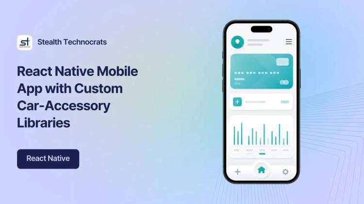 Preview of the React Native Mobile App with Custom Car-Accessory Libraries