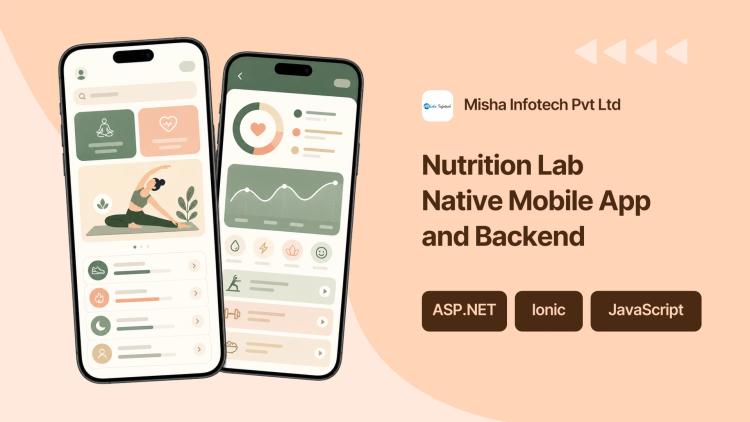 Preview of the Nutrition Lab Native Mobile App and Backend