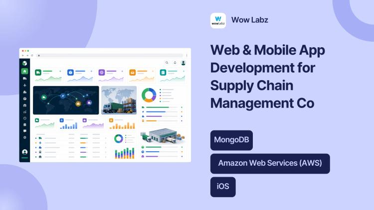 Preview of the Web & Mobile App Development for Supply Chain Management Co